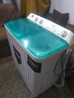 Haier washing machine semiautomatic twin tub capacity 8kg