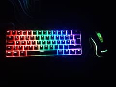 Mechanical keyboard 65% with Mouse combo