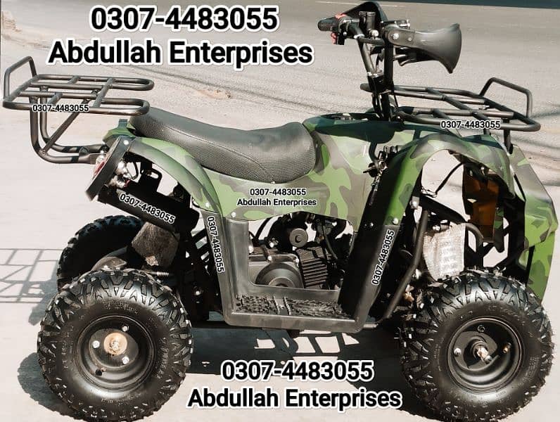 110cc China made sport jeep model ATV Quad Bike 4 sale deliver all pak 2