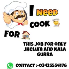 i need chef for home in jhelum