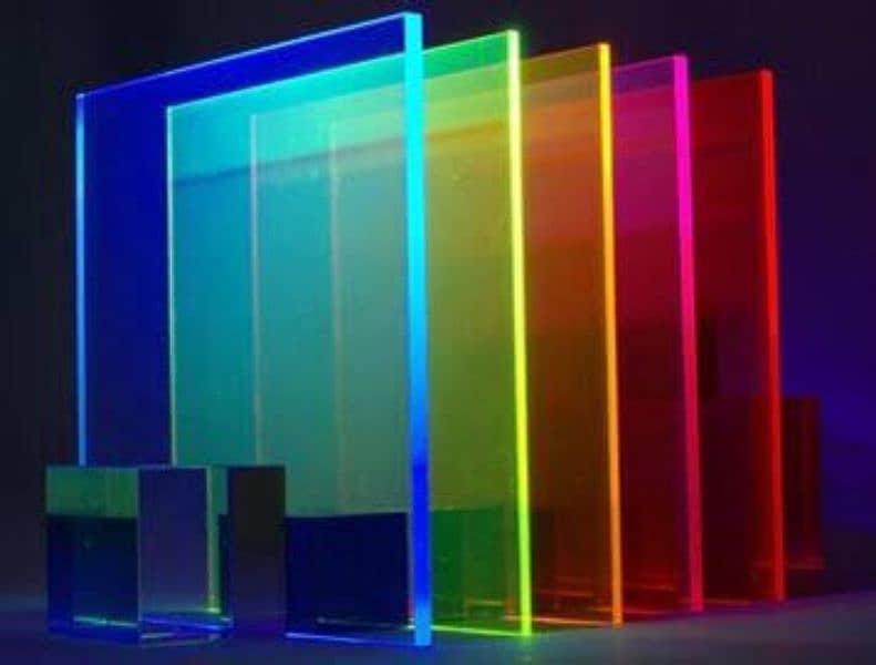 Acrylic, Polycarbonate Hollow, Acrylic Mirror, and Pvc Foam Board 1