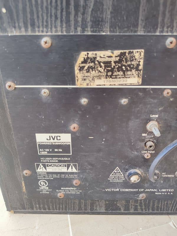jvc active subwooer  USA Jvc sx-xsw450 2