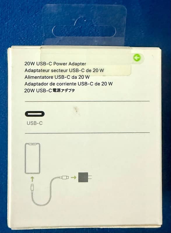USB 20W Power Adapter + USB-C to Lightning Cable (1 m ) 2