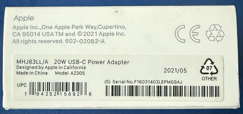 USB 20W Power Adapter + USB-C to Lightning Cable (1 m ) 3