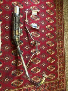 YAMAHA YBR SILENCER, BACK CARRIER & HANDLE BAR FOR SALE.