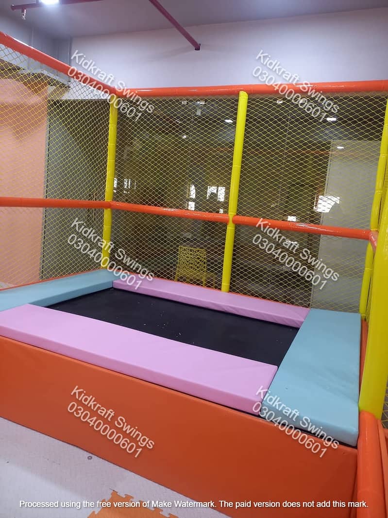 Trampoline | Jumping Pad | Round Trampoline | Kids Toy| Kids Slides 2