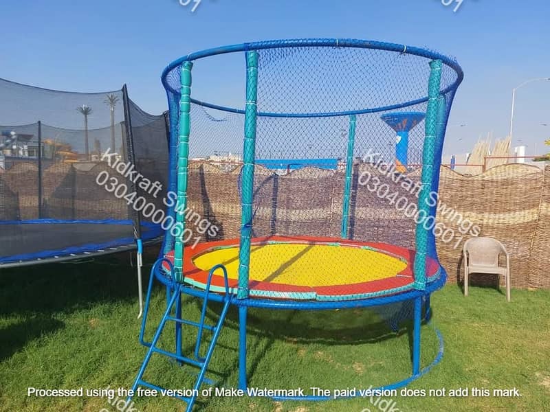 Trampoline | Jumping Pad | Round Trampoline | Kids Toy| Kids Slides 3