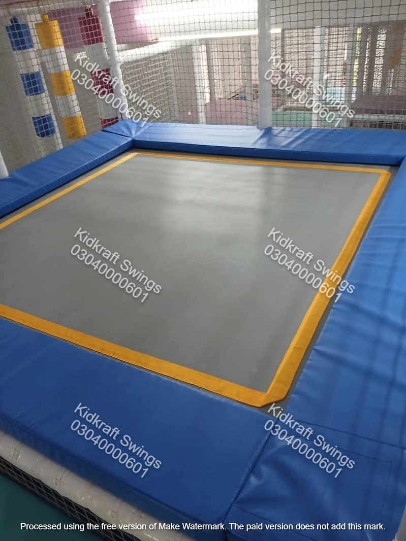 Trampoline | Jumping Pad | Round Trampoline | Kids Toy| Kids Slides 4
