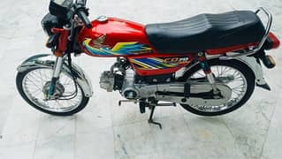 Honda CD70  2021 for sale islamabad registration first owner