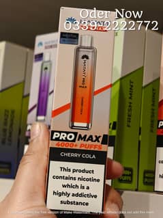 HAYATI Pro max 4000 + PUFFS / Disposables Pods / 4000 + PUFFS