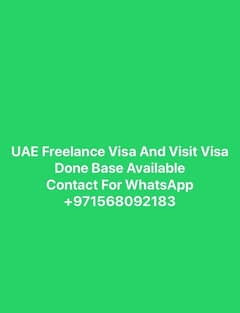 ONLY UAE FREELANCE VISA & VISIT VISA (Done Base)