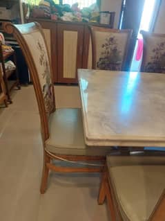 dining table with chairs