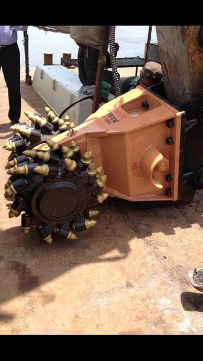 EXCAVTOR MOUNTED, ALPINE DRUM CUTTER FOR SALE