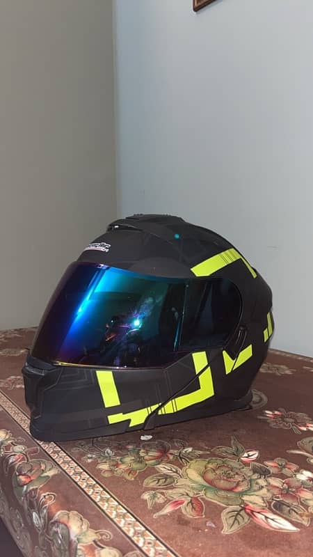 sp-912 super air helmet flipup with dual visor, L size 0