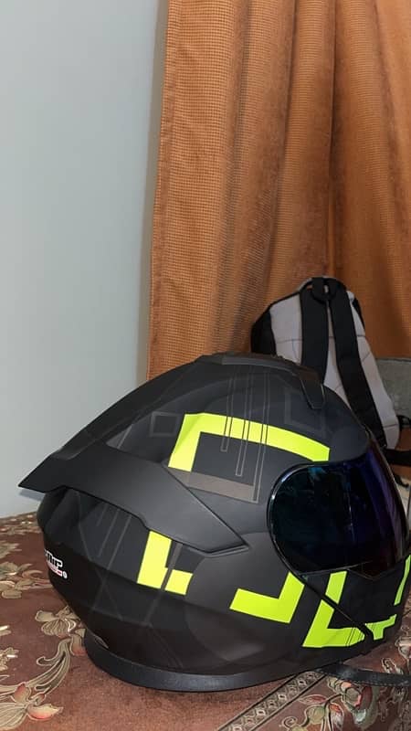sp-912 super air helmet flipup with dual visor, L size 1