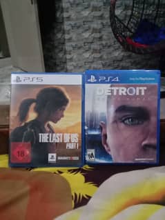 The Last of Us Part 1 Ps5 , Detroit Become Human Ps4