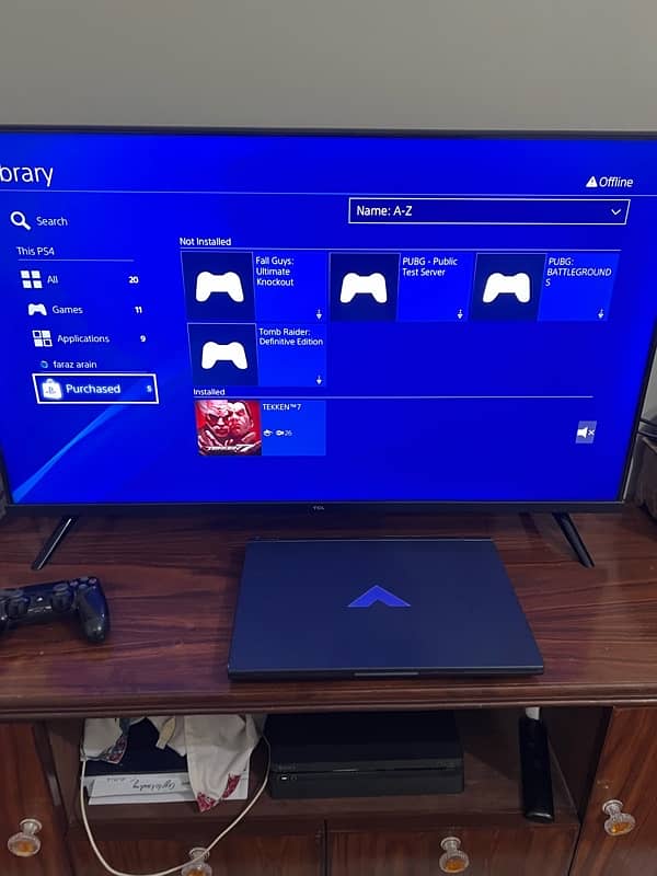 Playstation 4 slim 1TB with 2 original controllers and digital games 7