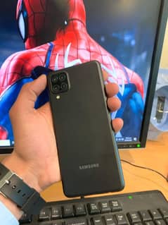 Samsung Galaxy A12 with box in great condition