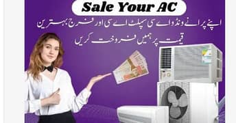 sale your old a. c in best price and free pic up