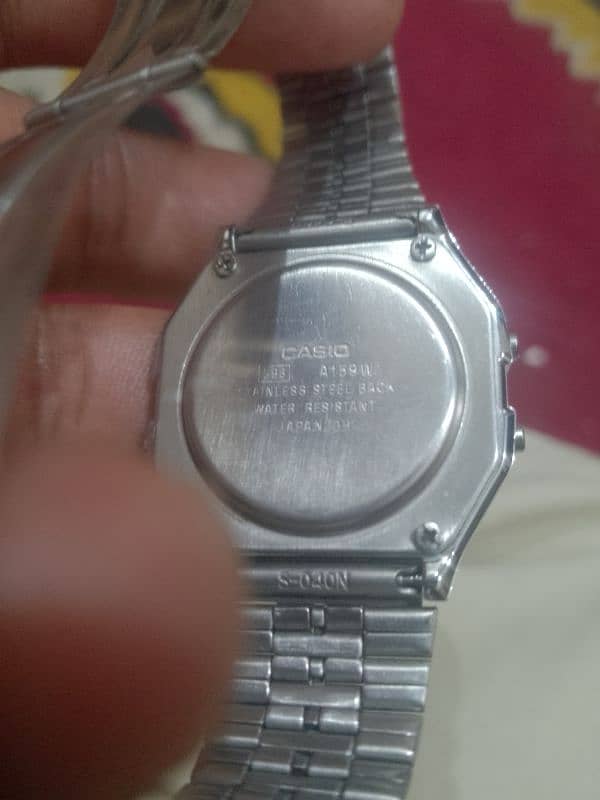 casio A 159 model original branded  watch not a copy . new conditn  . 4