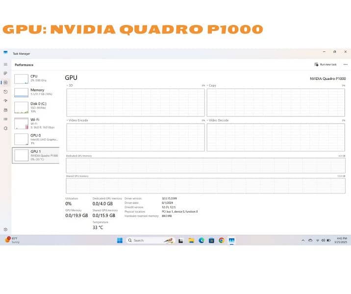 Dell Precision 5530:, 512GB NVMe SSD, - Win 11 Pro, GPU 4GB 4