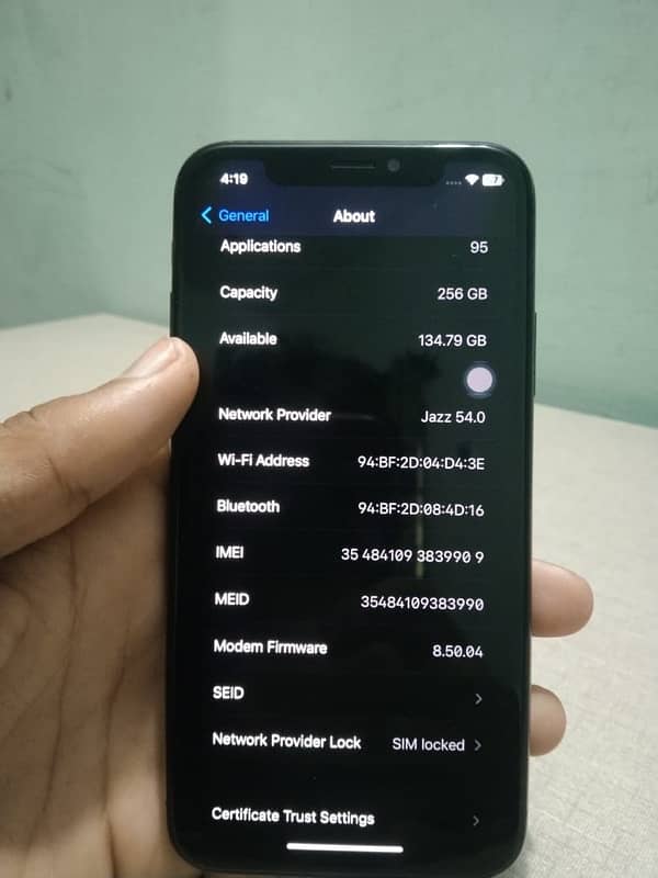 iPhone x Non PTA 256 gb See ad 3