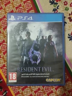 Resident Evil 6 PS4 Disc