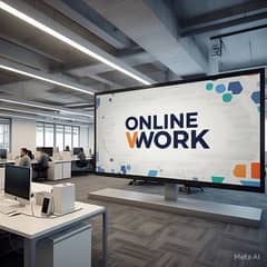 Online work available without investment