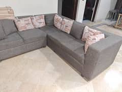 6 seater L shape sofa