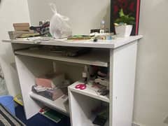 white study table for 10,000 only urgent sale