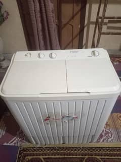 Haier waher+dryer clean condition. dryer not working