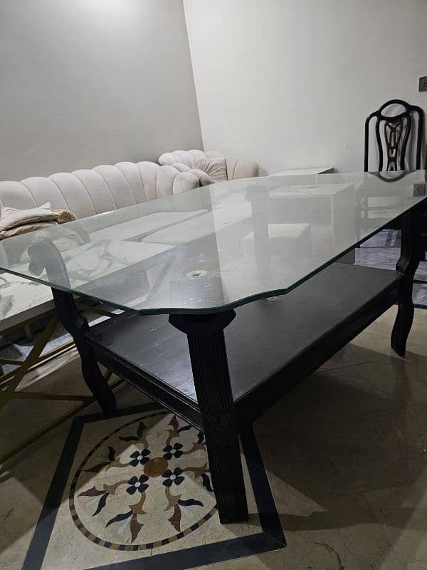 Dining table with 6 chairs 0