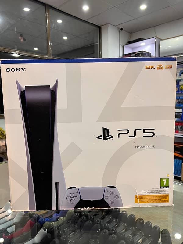PS5 Disc edition 825GB (1200 series) new jasa piece 0