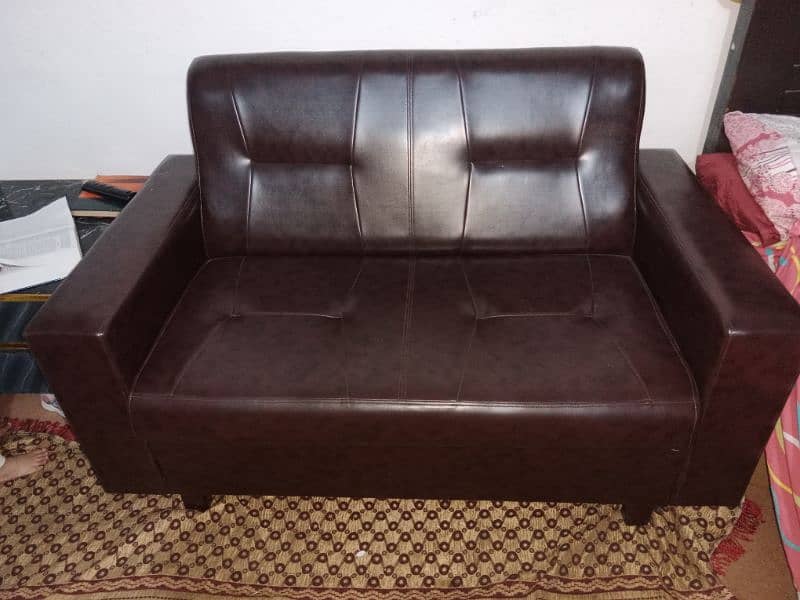 Leather Sofa Two Seater 0