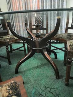 Dining table with 6 chairs