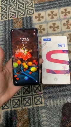 vivo s1 4 128 Gb PTA approved +92 322 1007945 my WhatsApp number