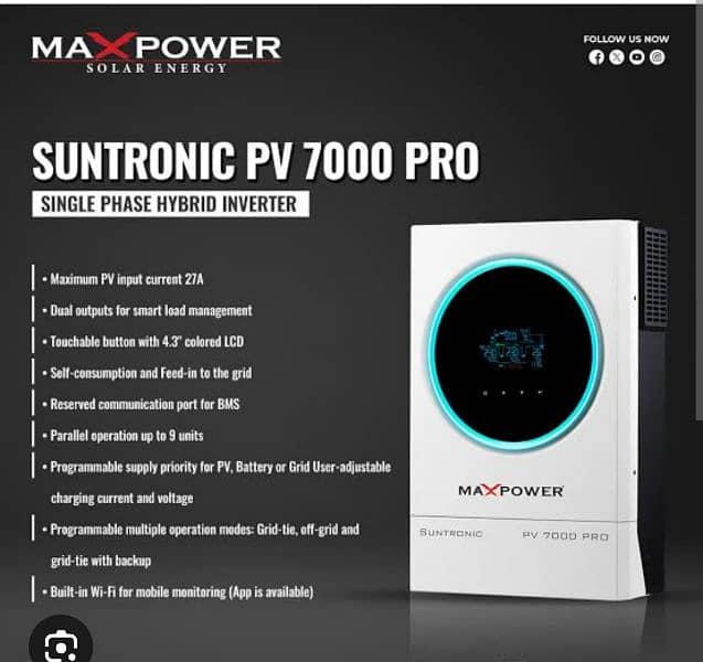 Max power PV 7000 PRO 4