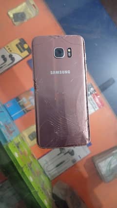 Samsung S7 Edge with golden colour