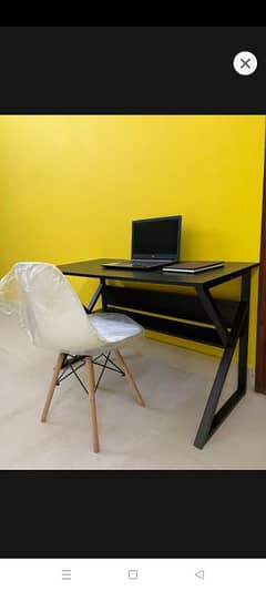 Modern K-shape computer and study table, office table, desktop table