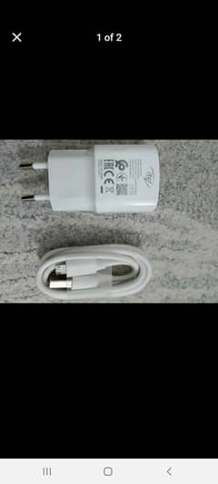 Genuine Itel Charger & Usb Cable