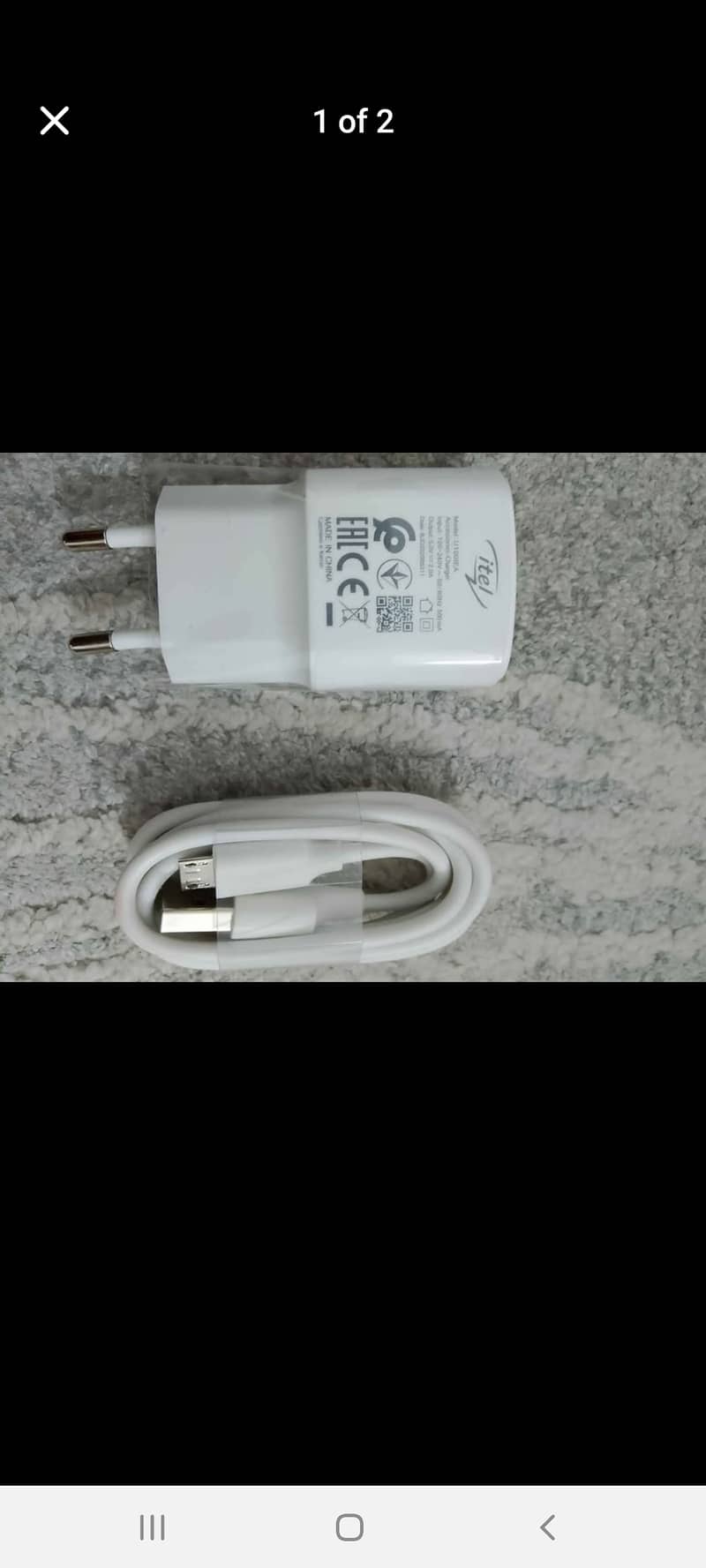 Genuine Itel Mobile Charger & Usb Cable 0