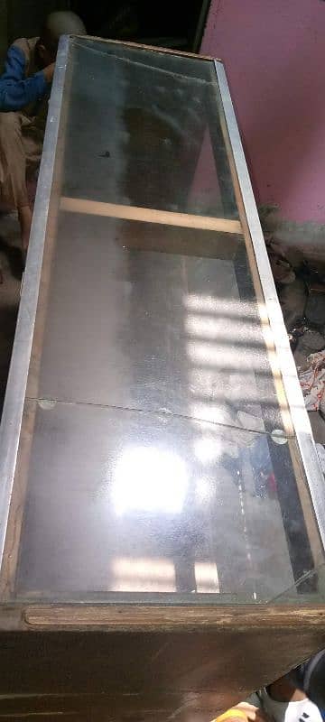Wooden and Glass Counter 5