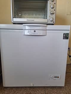 single door deep freezer (open box, new)