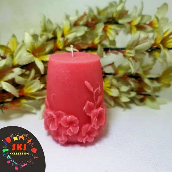 Bouquet candle . Tray candles  flower candle . for mother's day 1