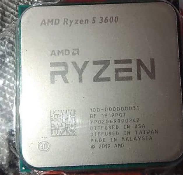 Ryzen 5 3600 for sale (10/10 condition) 0