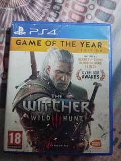 Witcher 3 Wild Hunt Game of The Year Edition PS4