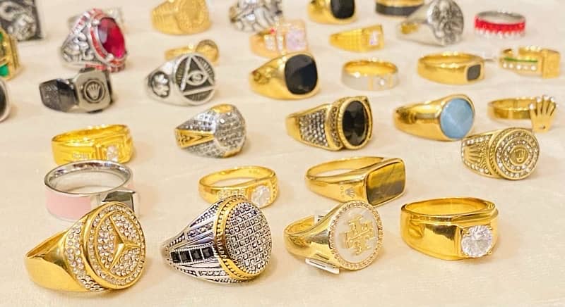 Gold plated Rings | Braslats | Kara | 0/3/2/1/2/2/4/4/1/2/2 8