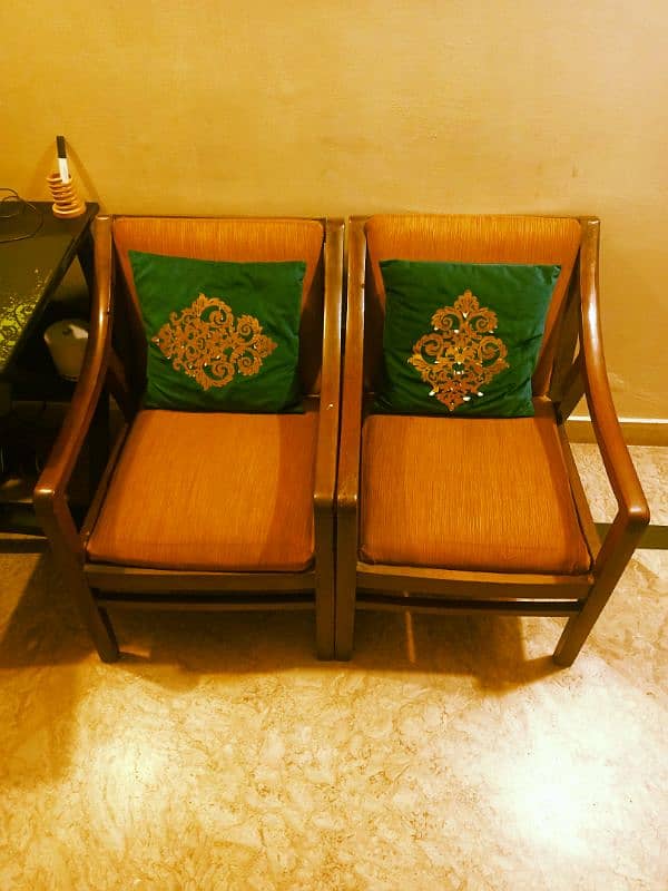 2 Chairs Pure Wood 0