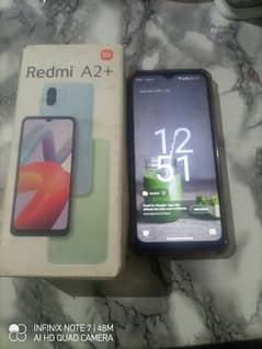 Redmi A2+ 10/10 condition 3+3/64 gb with box