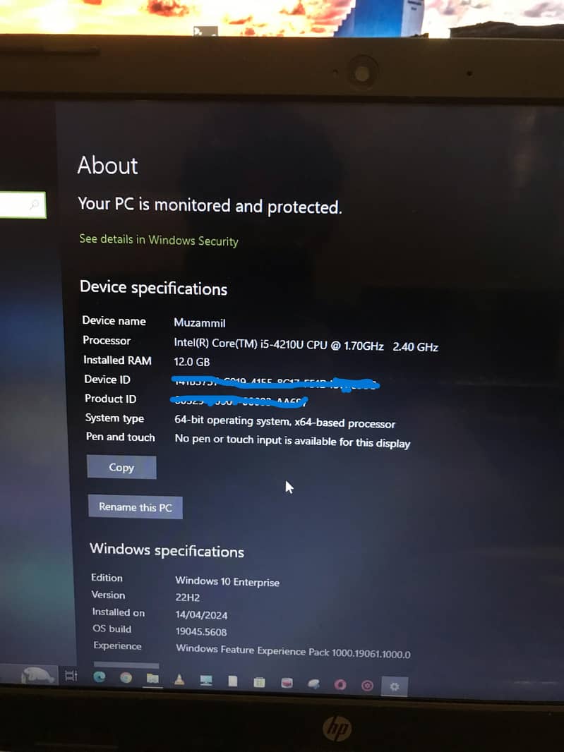 HP Laptop – Intel Core i5 | 12GB RAM | NVIDIA GeForce 820M | Budget-Fr 1